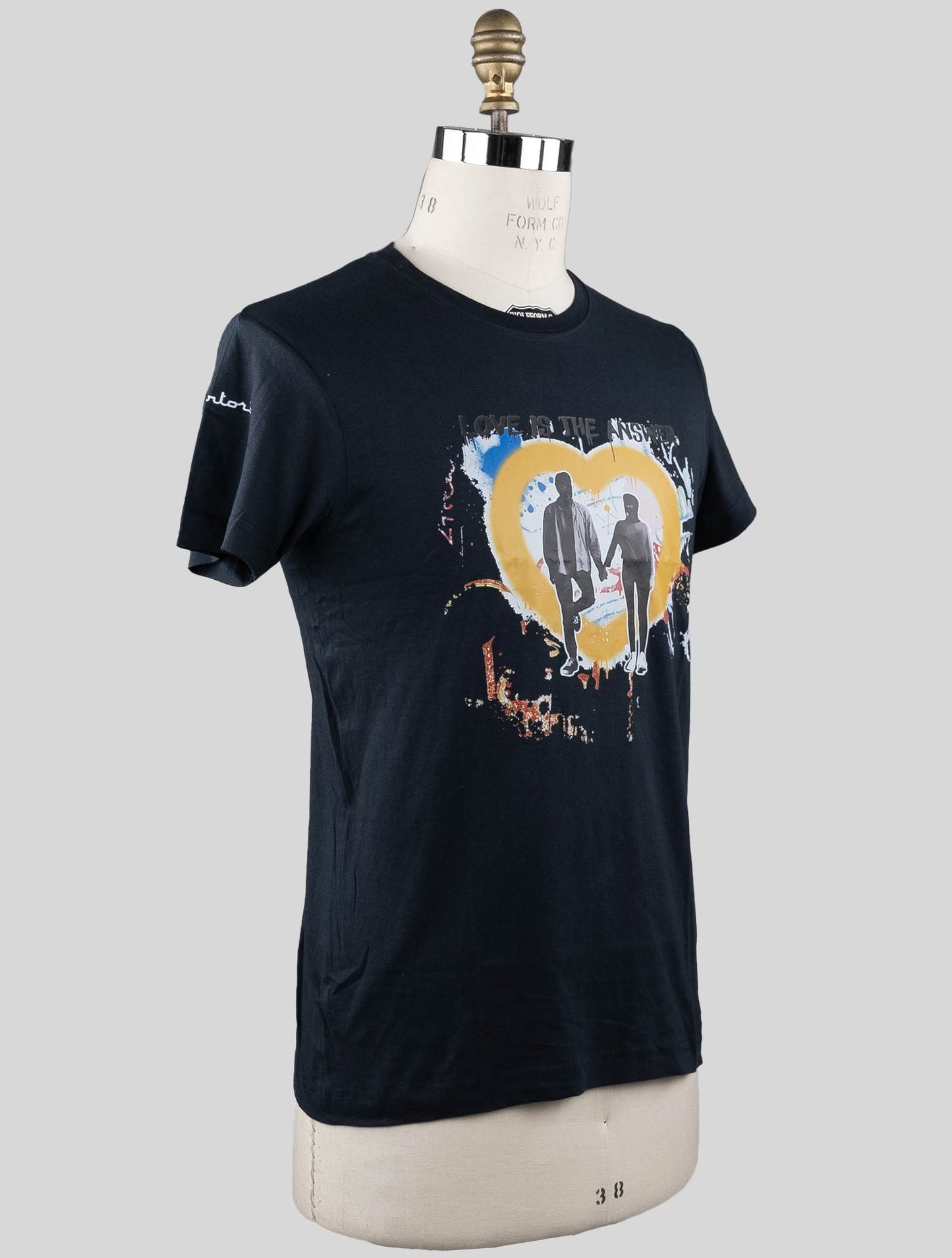 Sartorio napoli blue navy cotton special edition t-shirt