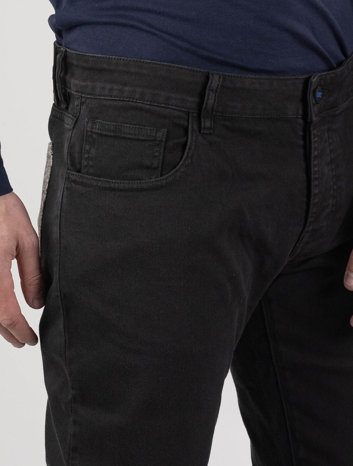 KNT Kiton جينز قطني أسود إصدار خاص