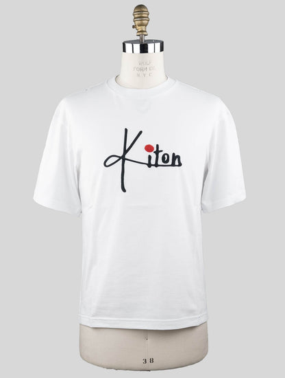 Kiton Wit Katoen T-shirt