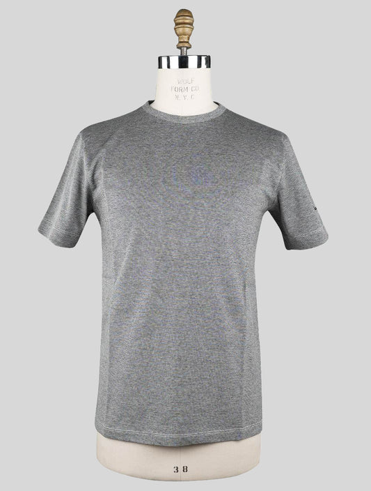 Sartorio Napoli Graues T-Shirt aus Baumwolle