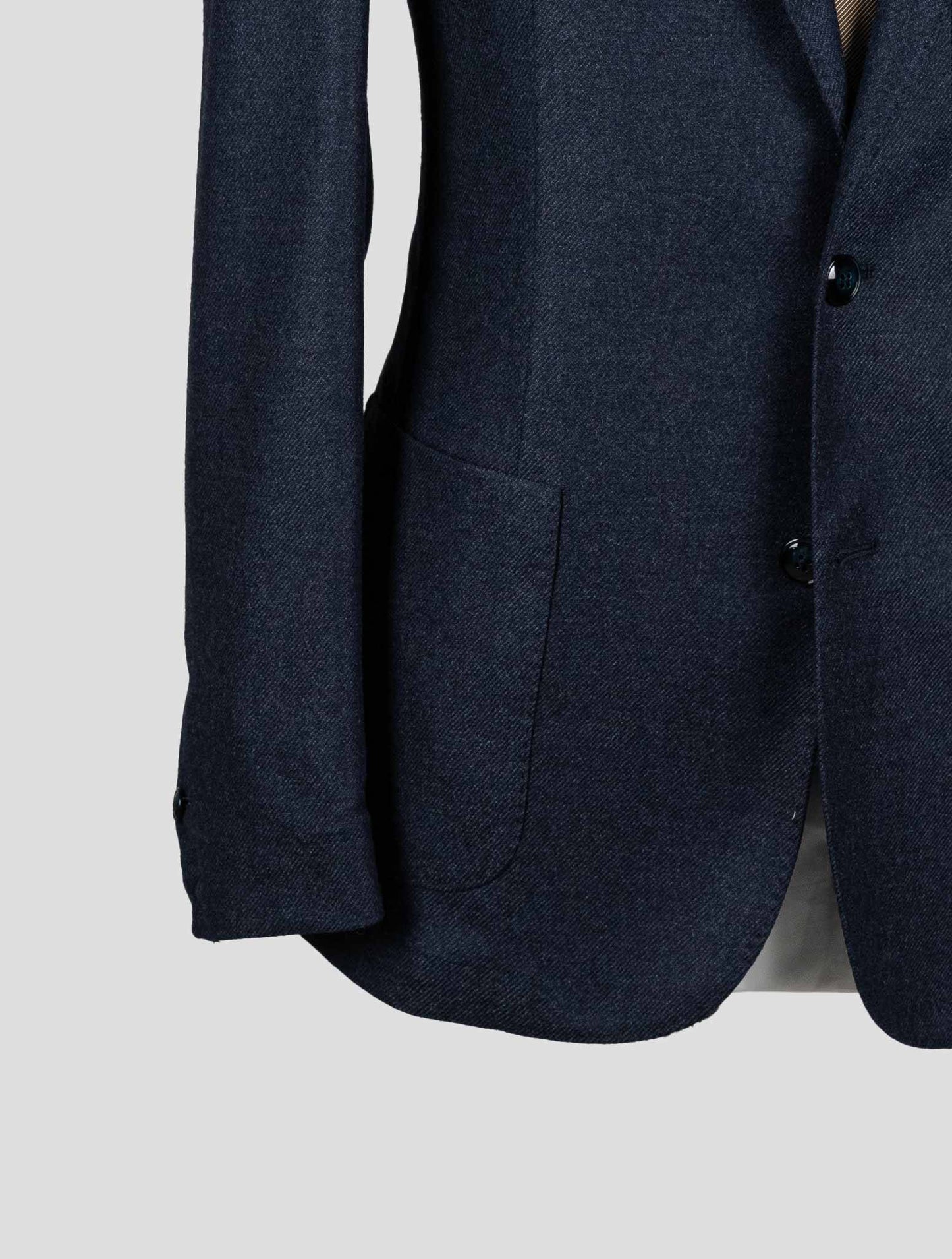 Barba Napoli Blue Virgin Wool Cashmere Blazer