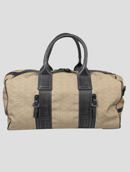 Kiton Green Cotton Pl Travel Bag