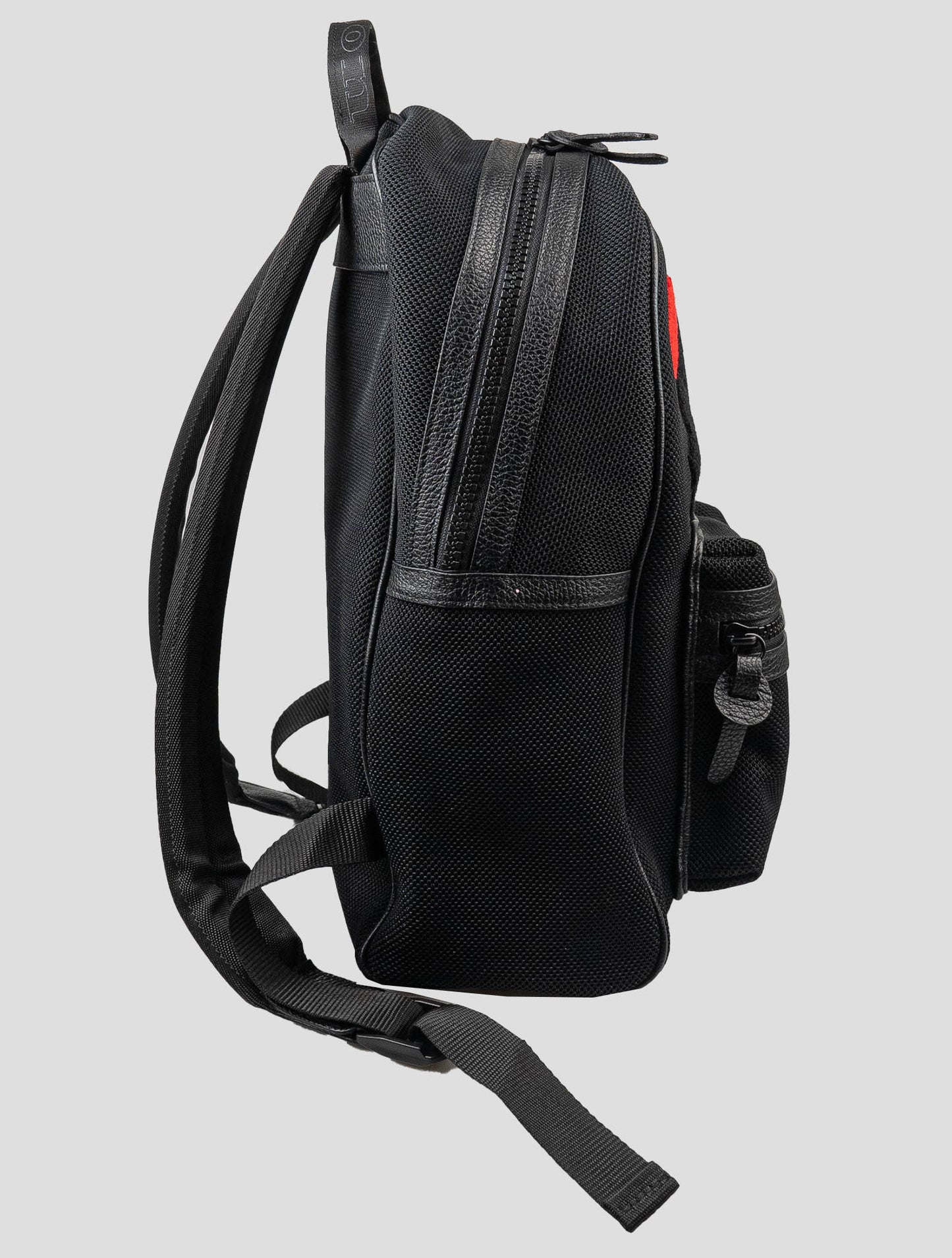 Kiton Black Pl Backpack