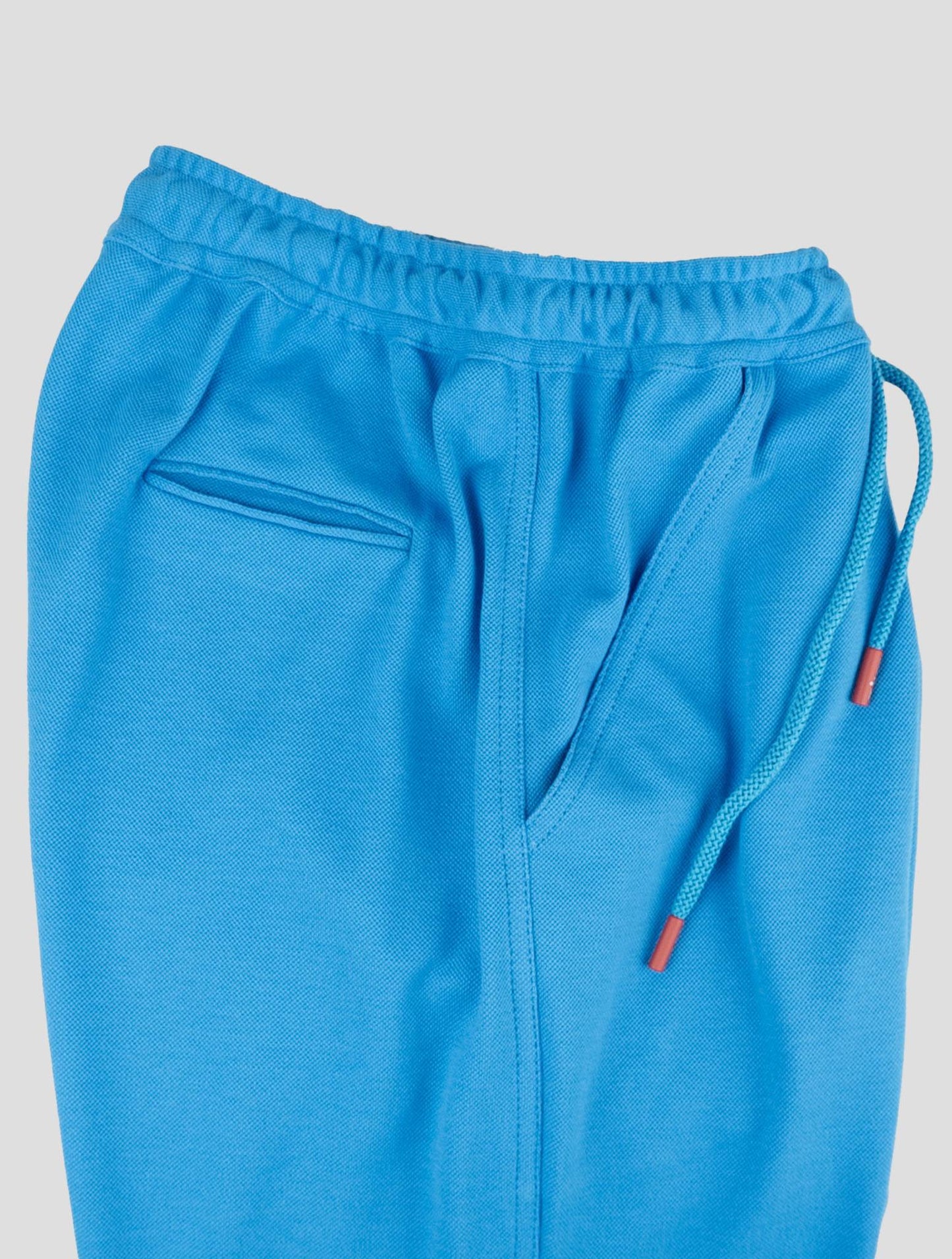 Kiton světle modré bavlněné krátké kalhoty