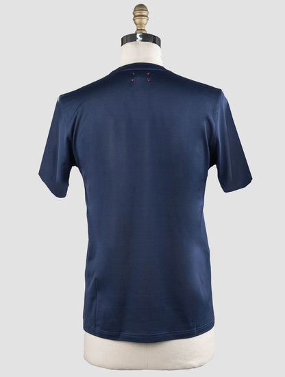 Kiton Blauw Katoen T-Shirt