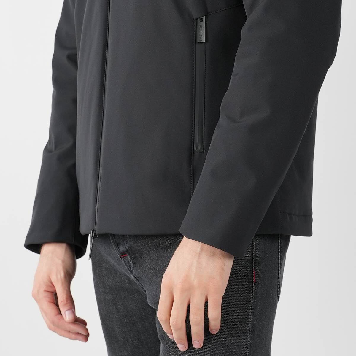 Woolrich black pl pacific mīksto apvalku mētelis