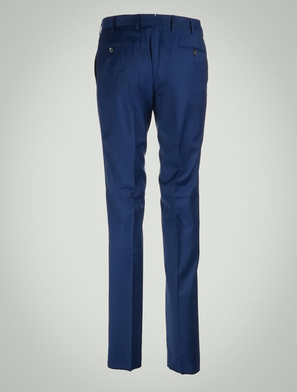 Marco pescarolo modré vlněné šaty kalhoty