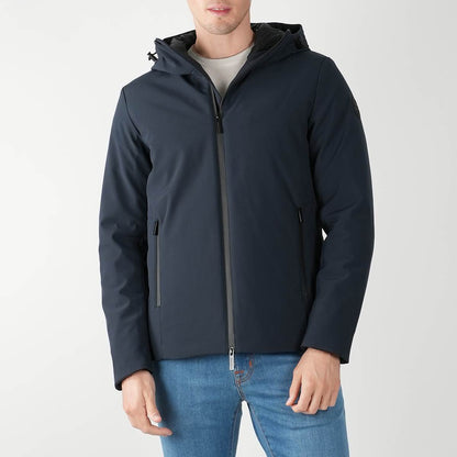 Woolrich Blue Pl Pacific Soft Shell Coat