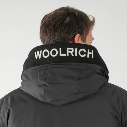 Woolrich Black Pl Pertex Long Parka Coat