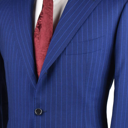 Cesare attolini blue wool 130's cashmere suit