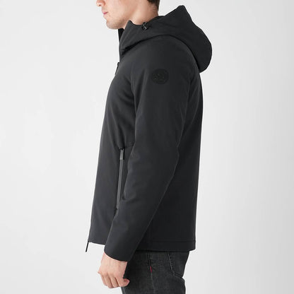 Woolrich Black Pl Pacific Soft Shell Coat
