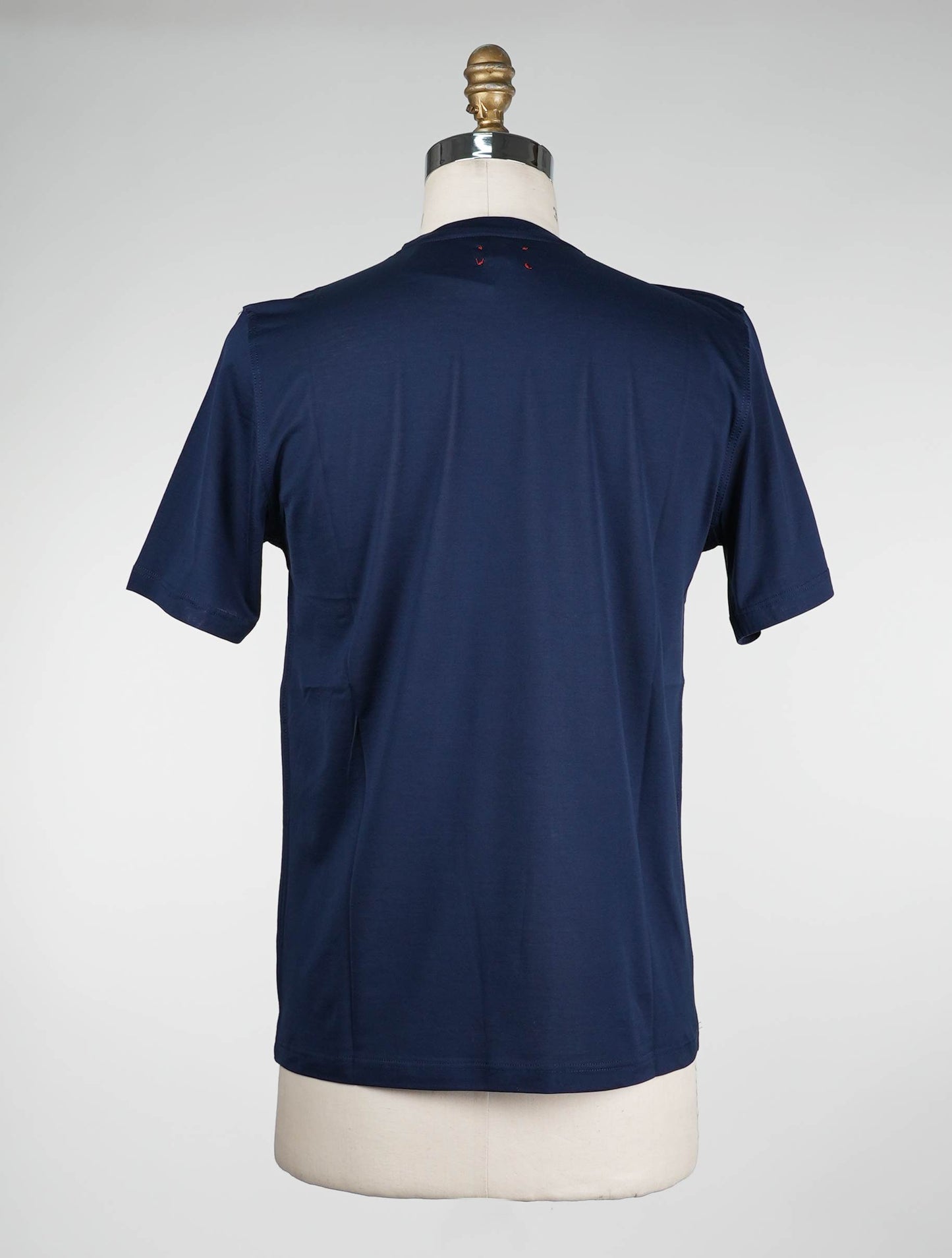 Kiton blauw katoenen T-shirt