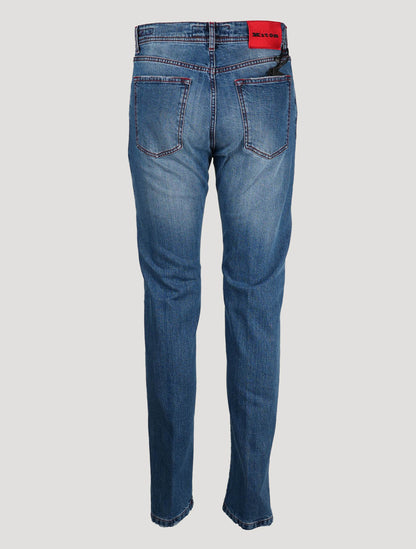 ג 'ינס כותנה תכלת כחול