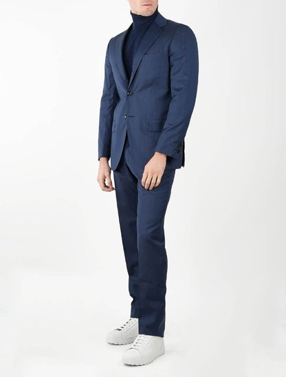 KITON Blue Wool Suit