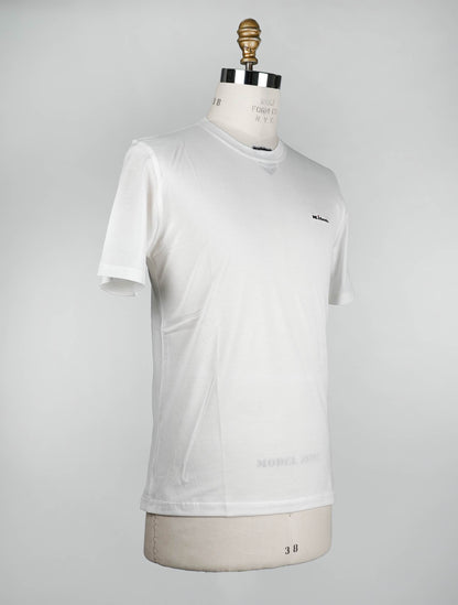Kiton T-Shirt aus weißer Baumwolle