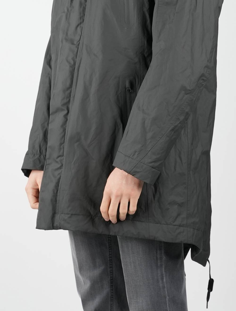 Темно-серое хлопковое пальто Premiata из хлопка Pa Mf