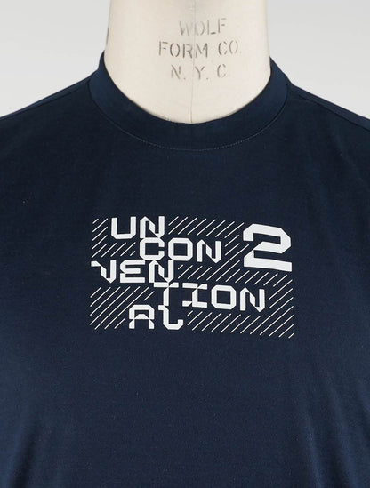 Knt Kiton Blue Cotton T-shirt