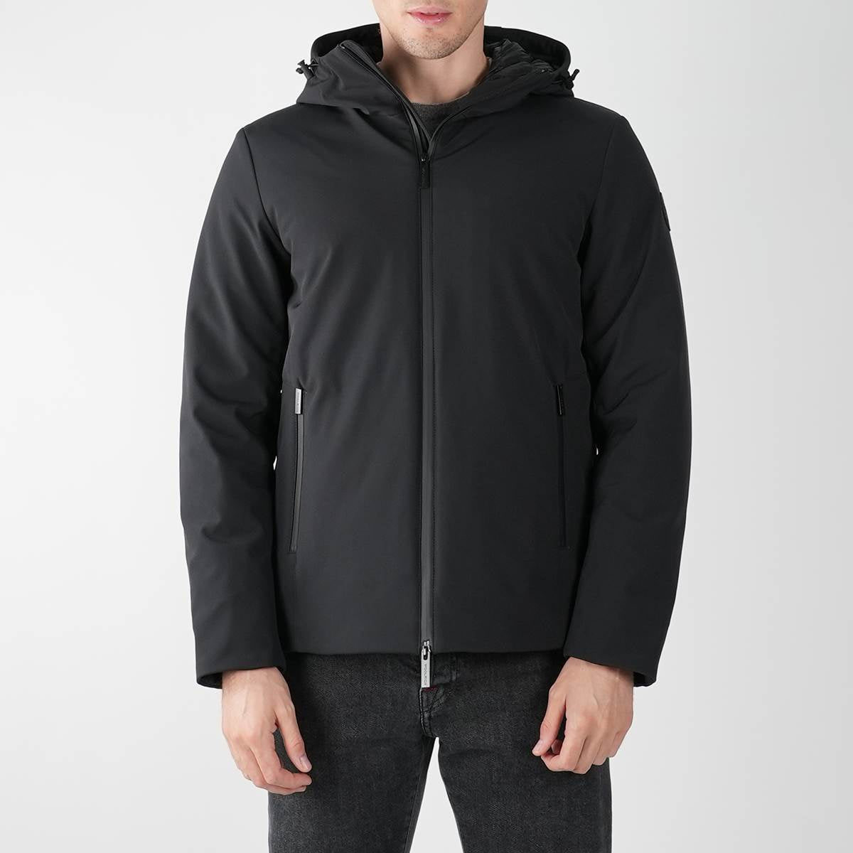 Woolrich Preto Pl Pacific Soft Shell Casaco