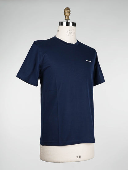 Kiton blauw katoenen T-shirt