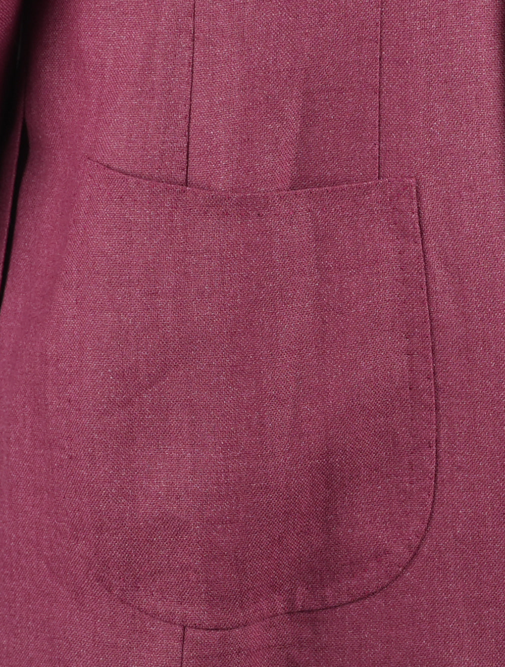 Cesare Attolini Blazer rosa de lino y lana