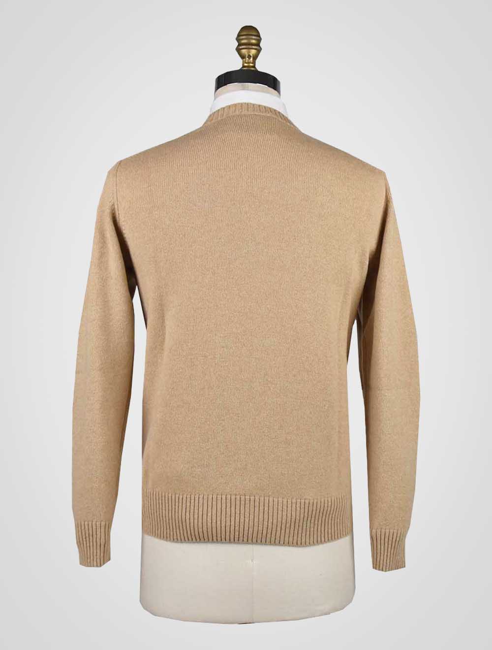 Cesare Attolini Beige Kashmir Sweater Crewneck