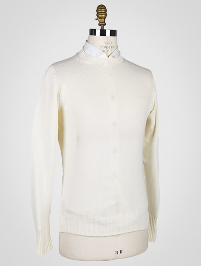 Cesare Attolini bijeli džemper od kašmira Crewneck