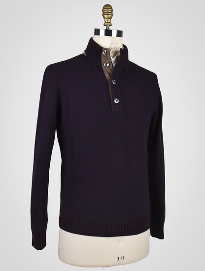 Չեզարե Ատտոլինի Multicolor Wool Cashmere Sweater Half Button