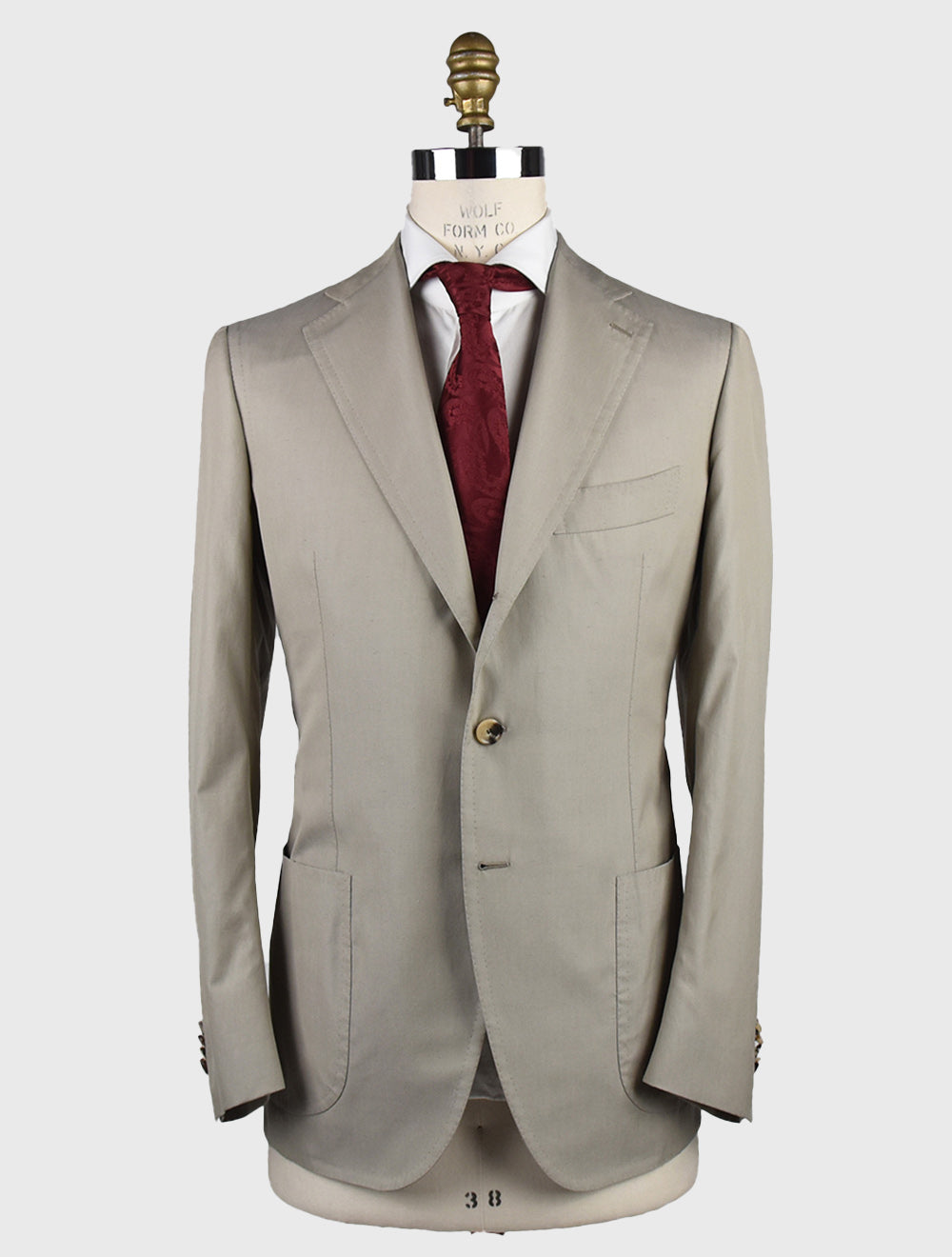 Cesare Attolini Beige Cotton Suit
