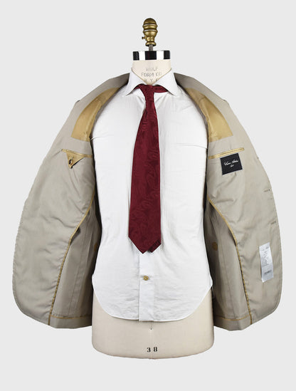 Cesare Attolini Beige Cotton Suit