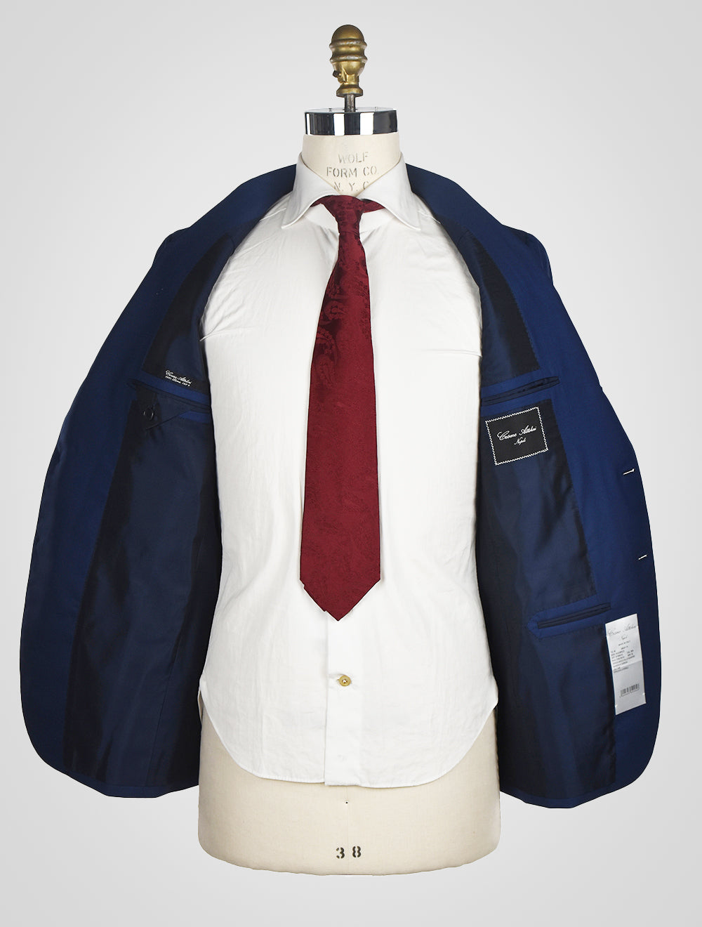 Cesare Attolini Blå uld 150's jakkesæt