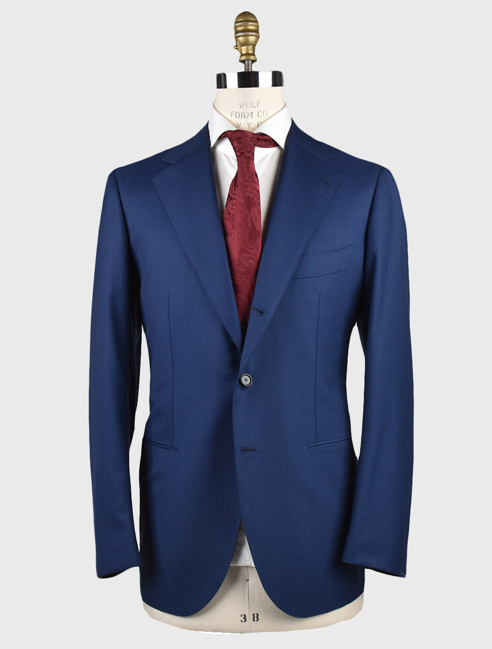 Cesare Attolini blå uld 150'er jakkesæt
