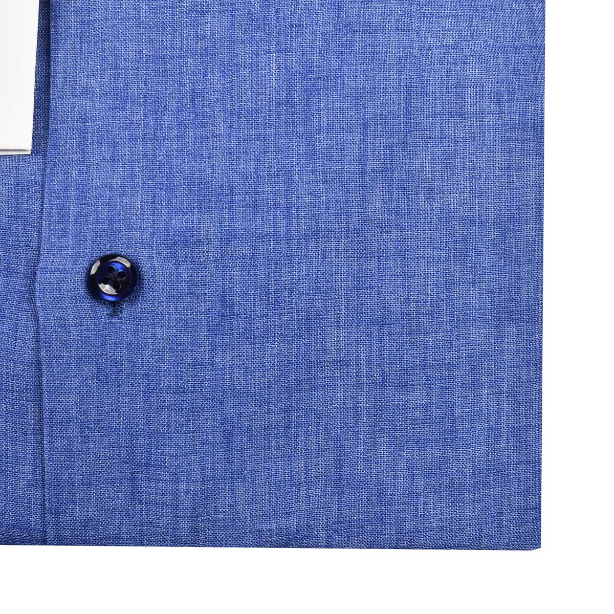 צ 'זארה Attolini כחול פשתן חולצה