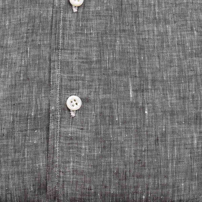 Cesare Attolini חולצת פשתן חומה