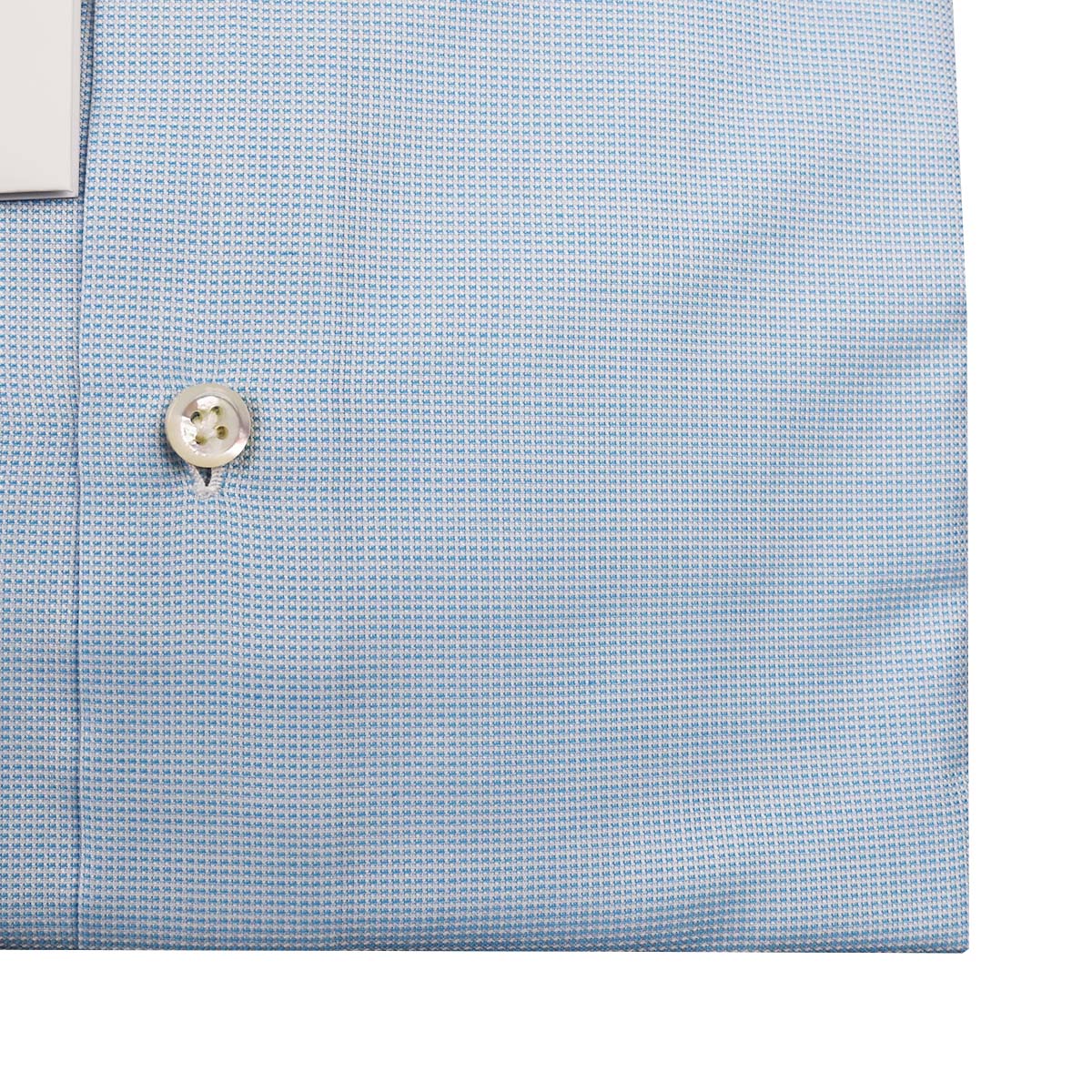 Cesare Attolini hvid lys blå bomuldskjorte