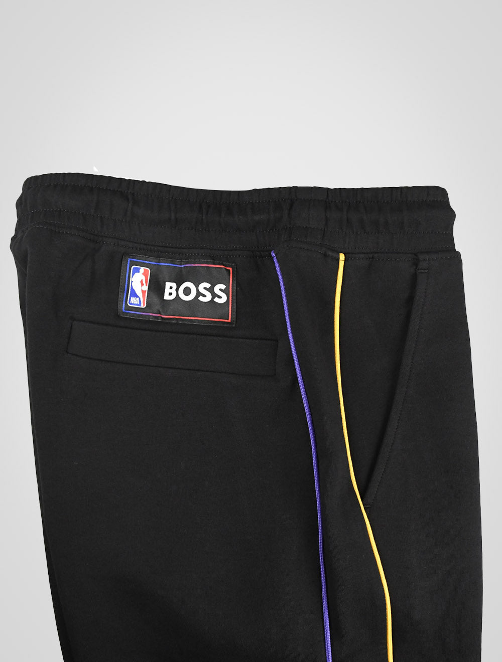 Hugo Boss x NBA Los Angeles Black Cotton Pl Ea Jogging Pant