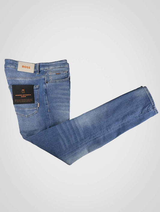 Hugo Boss lichtblauwe katoenen Ea-jeans