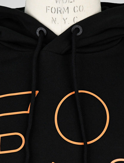 Hugo Boss zwarte katoenen hoodie
