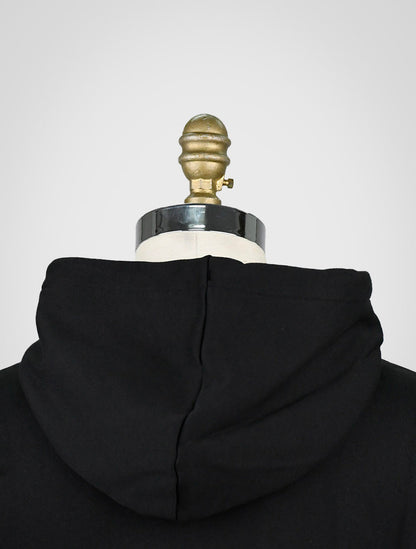 Hugo Boss sudadera con capucha de algodón negro