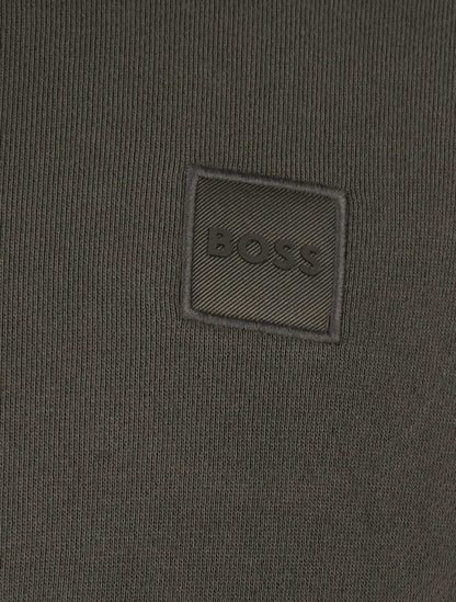 Hugo Boss Green Cotton Sweater
