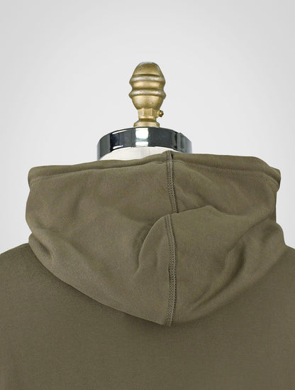 Hugo Boss sudadera con capucha de algodón verde