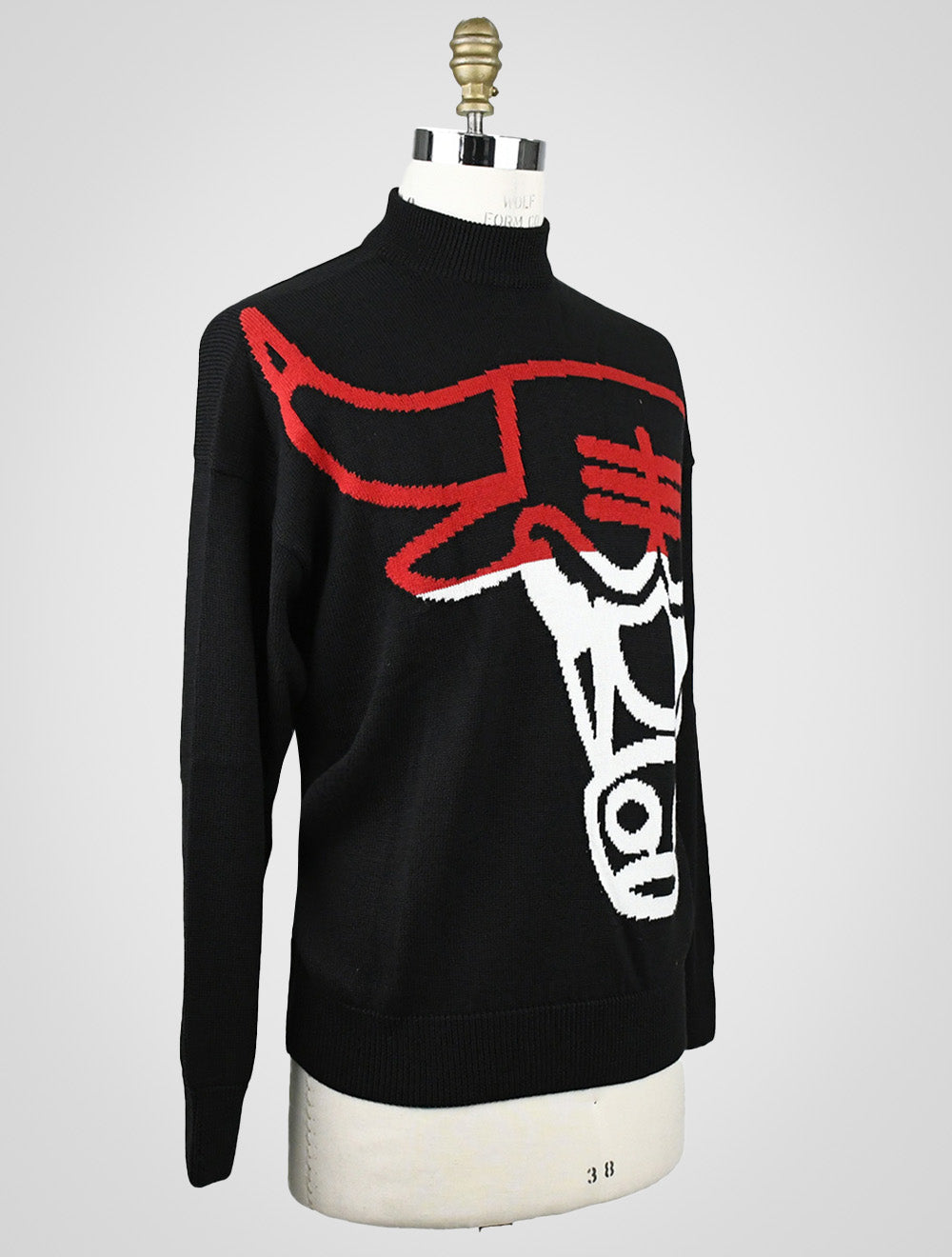 Hugo Boss x NBA Chicago Bulls Black Acrylic Virgin Wool Sweater – 2Men