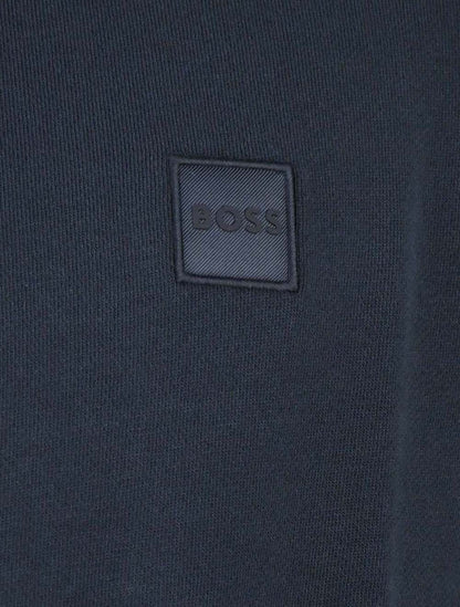 Hugo Boss blauwe katoenen trui