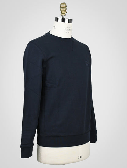 Suéter de algodón azul Hugo Boss