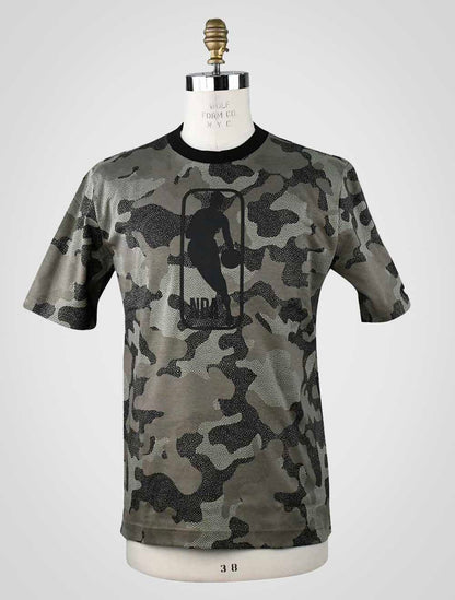 BOSS & NBA cotton-jersey T-shirt with camouflage pattern