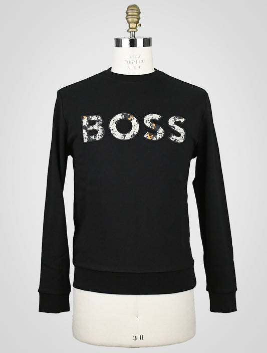 Hugo Boss zwarte katoenen trui