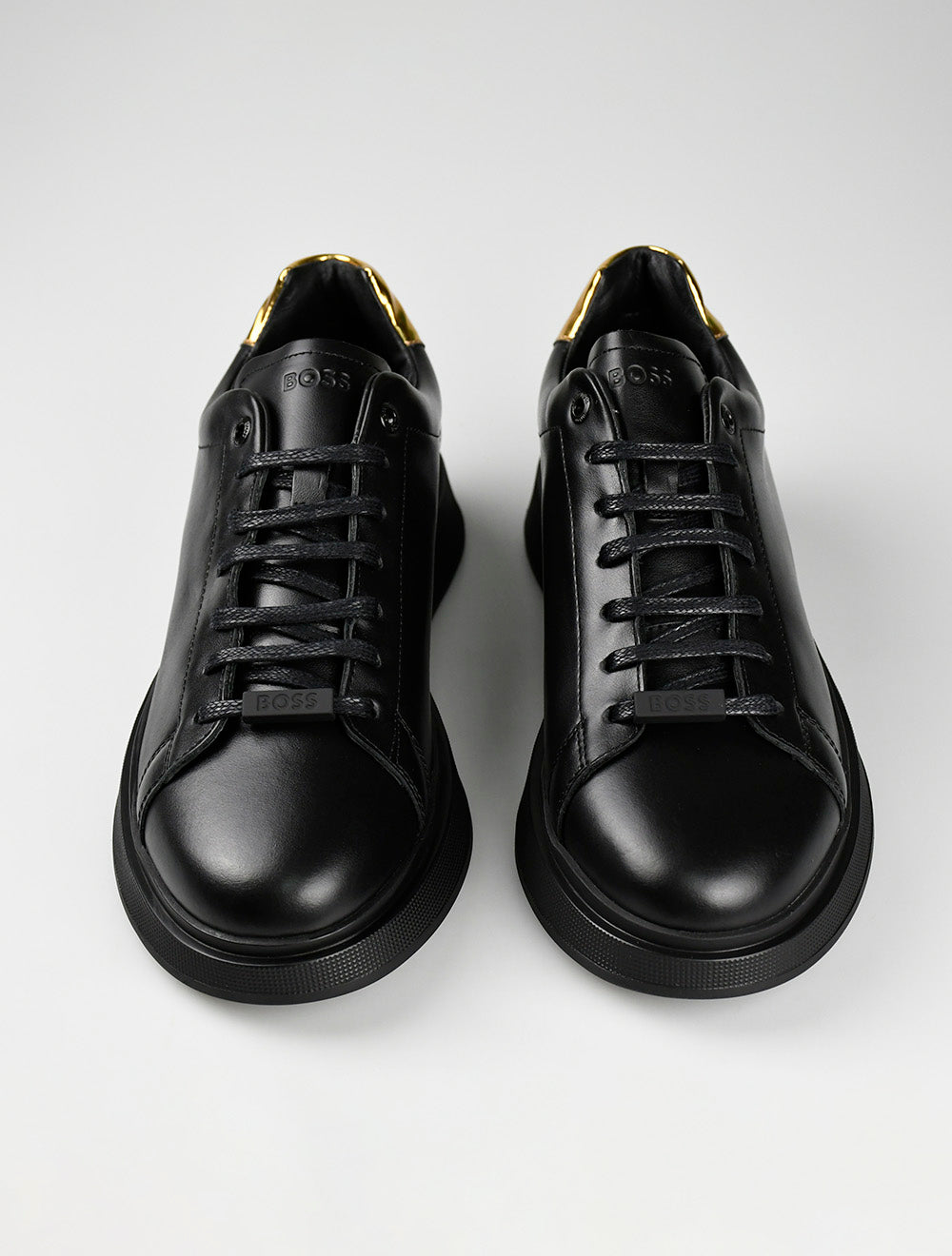 Hugo Black Leather Sneakers – 2Men