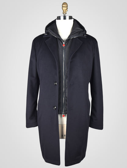 Kiton Blue Vicuna Overcoat