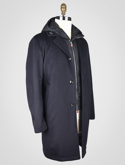 Kiton Blue Vicuna Overcoat