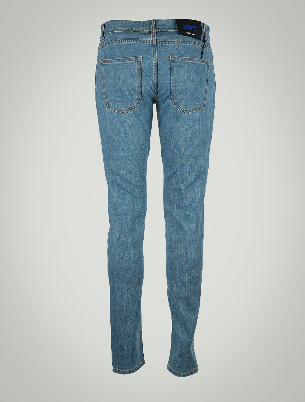 KNT Kiton Jeans azul claro de algodón Pe