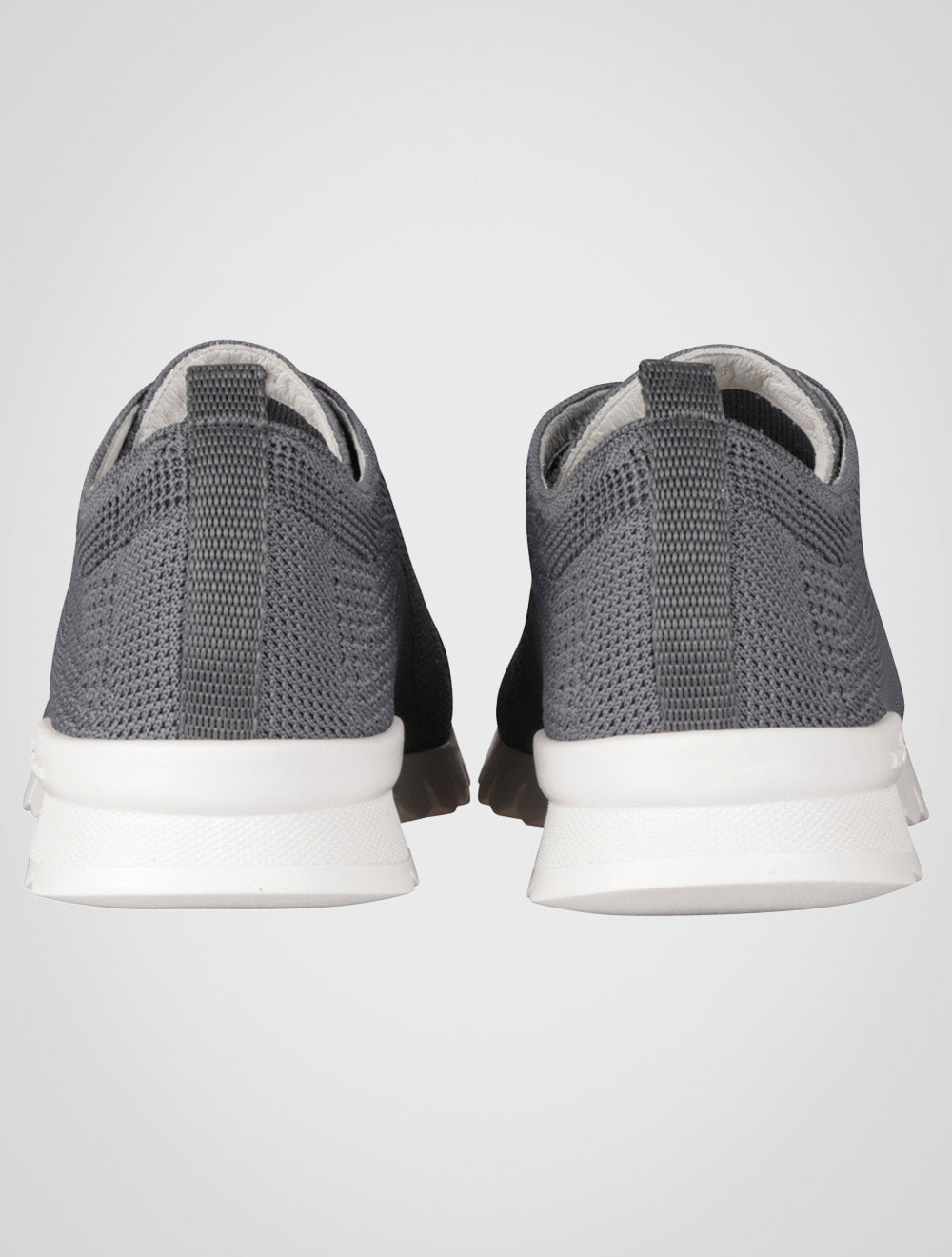 Kiton Gray Cotton Ea Sneakers FITS
